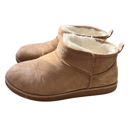 Juicy Couture Shoes - Juicy Couture Ugg style Ultra mini chestnut boots size 6.5